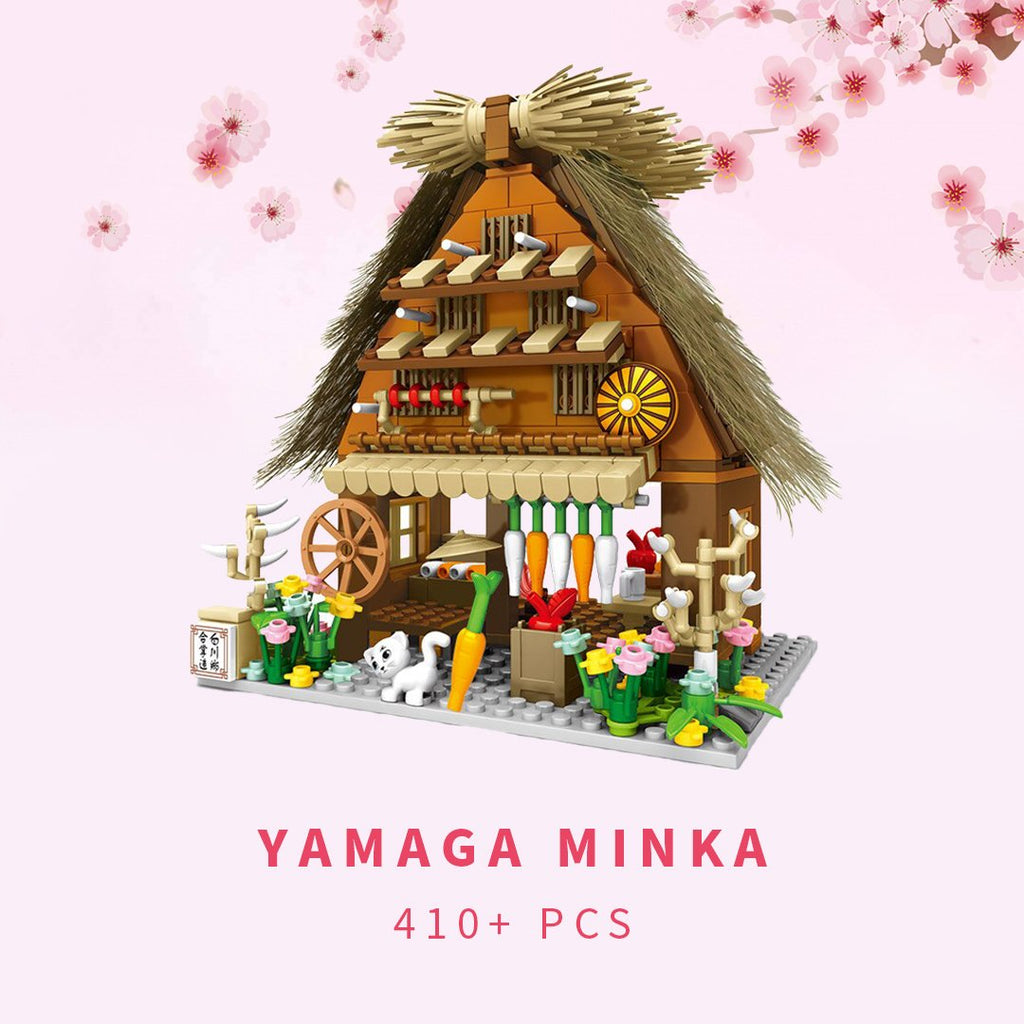 Shirakawa-go Dori Street Japanese Stores Building Sets - Limited Stock | ventumra