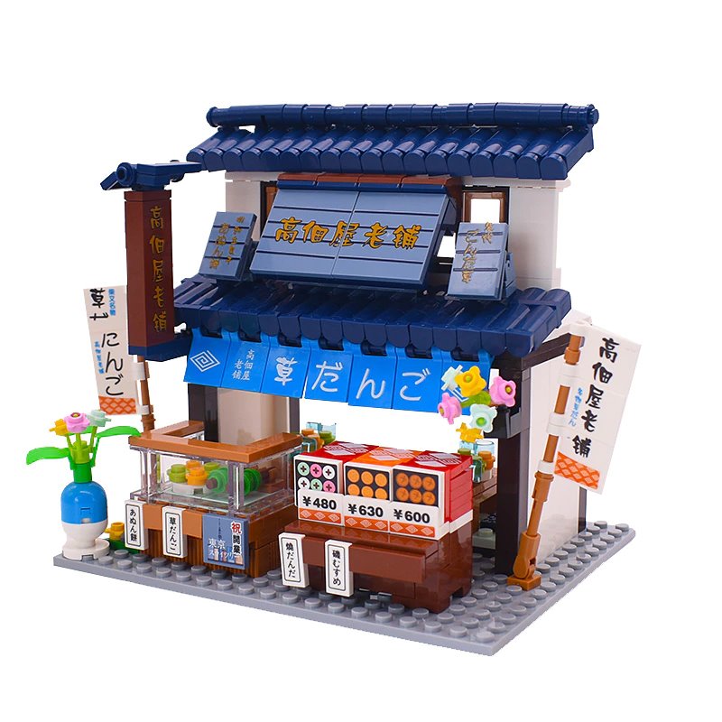 Shirakawa-go Dori Street Japanese Stores Building Sets - Limited Stock | ventumra