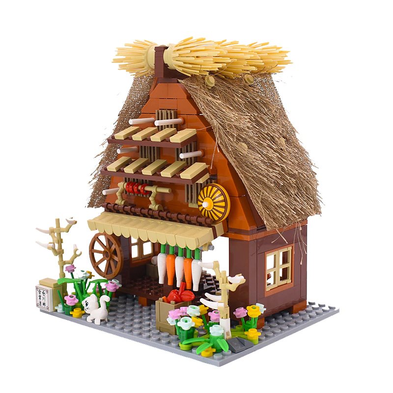 Shirakawa-go Dori Street Japanese Stores Building Sets - Limited Stock | ventumra