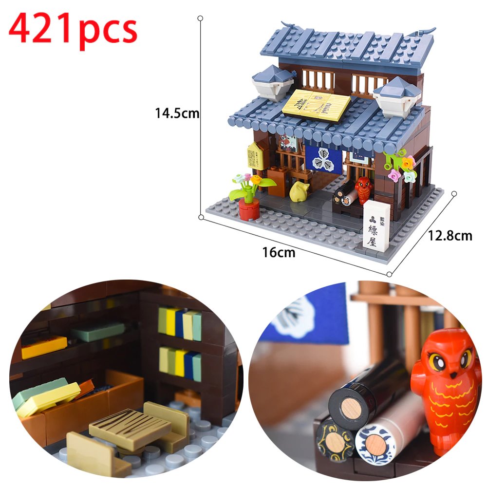 Shirakawa-go Dori Street Japanese Stores Building Sets - Limited Stock | ventumra