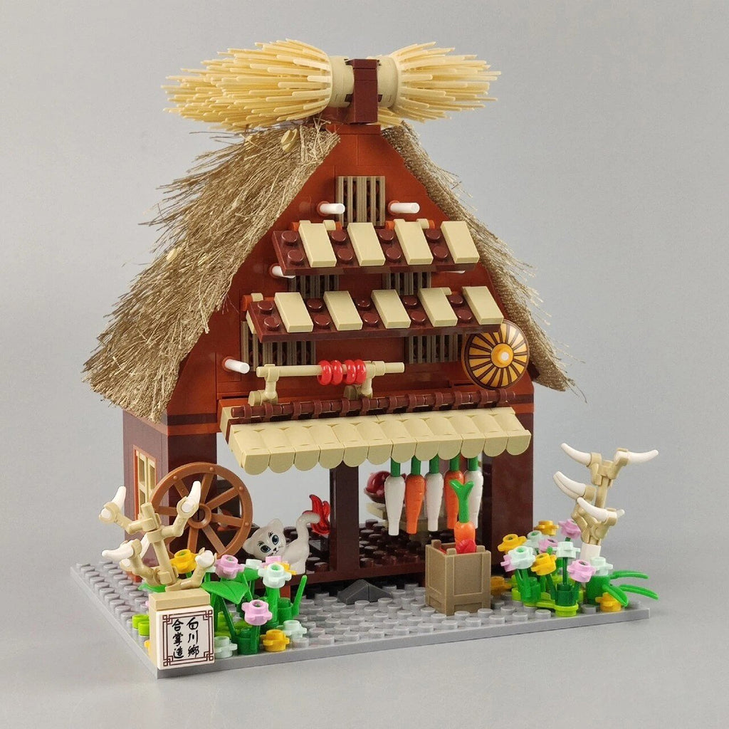 Shirakawa-go Dori Street Japanese Stores Building Sets - Limited Stock | ventumra