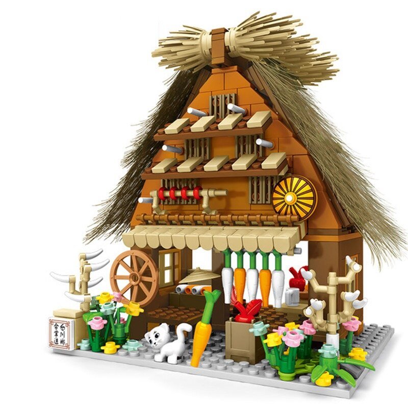 Shirakawa-go Dori Street Japanese Stores Building Sets - Limited Stock | ventumra