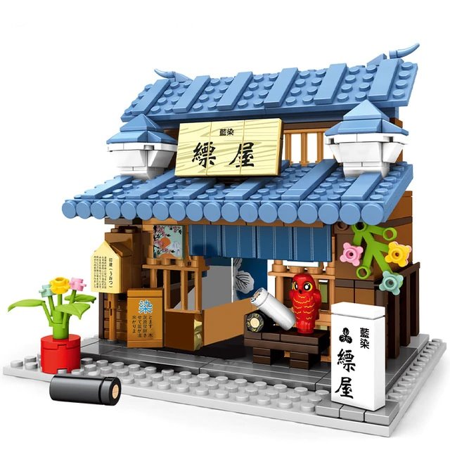 Shirakawa-go Dori Street Japanese Stores Building Sets - Limited Stock | ventumra