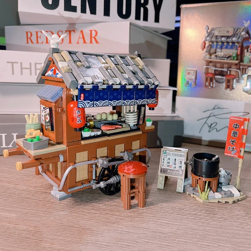 Takoyaki & Noodle Asian Street Stall Nano Building Blocks | ventumra