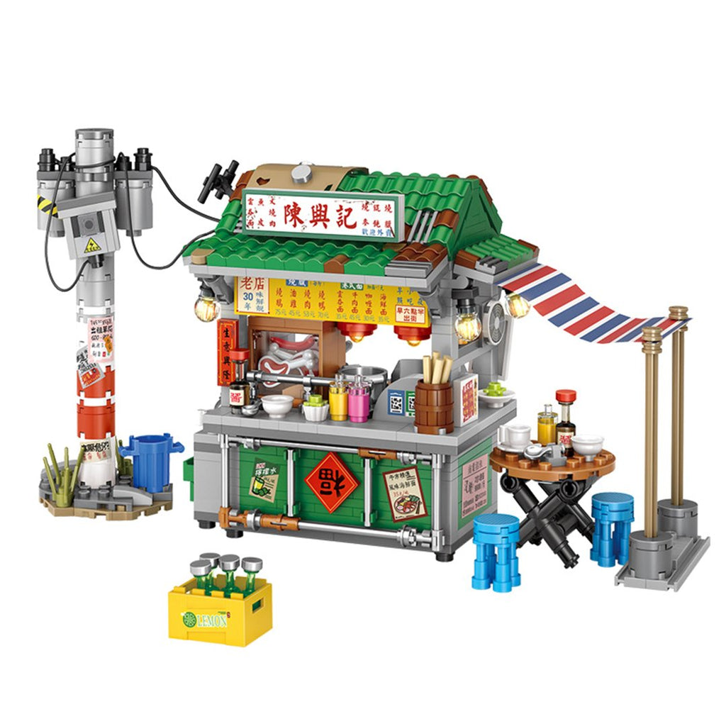 Takoyaki & Noodle Asian Street Stall Nano Building Blocks | ventumra