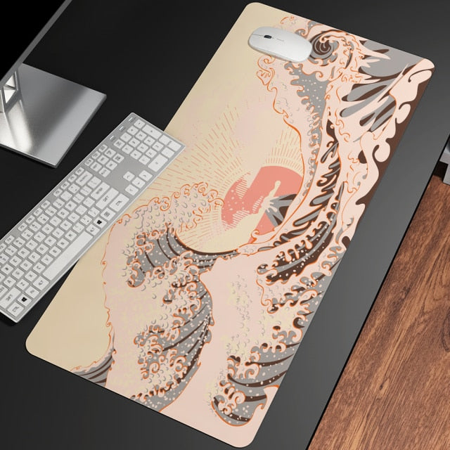 Kolekcja dużych podkładek pod mysz The Great Wave off Kanagawa | ventumra
