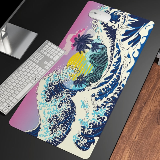 Kolekcja dużych podkładek pod mysz The Great Wave off Kanagawa | ventumra