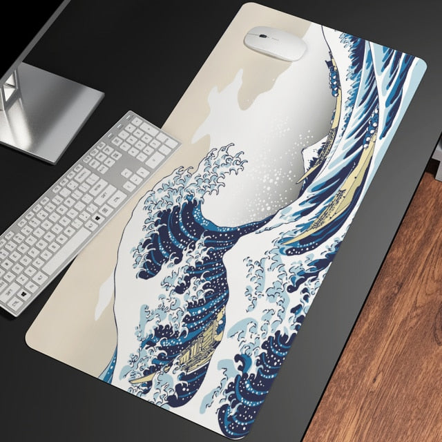 Kolekcja dużych podkładek pod mysz The Great Wave off Kanagawa | ventumra