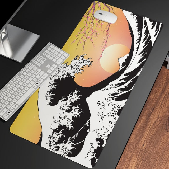 Kolekcja dużych podkładek pod mysz The Great Wave off Kanagawa | ventumra