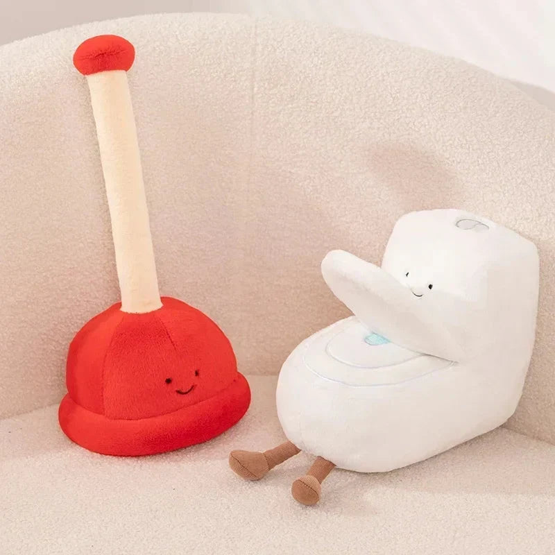 Toilet Buddies Poop Tissue Plunger Plushie Collection | ventumra