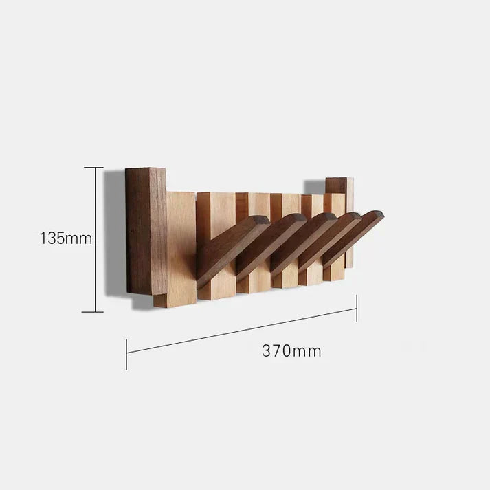 Kleshenger HarmonyCoat – Creative Wooden Coat Rack for Hall and Entrance | ventumra