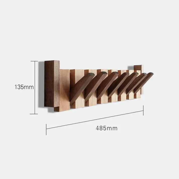 Kleshenger HarmonyCoat – Creative Wooden Coat Rack for Hall and Entrance | ventumra