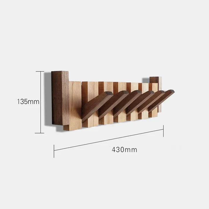 Kleshenger HarmonyCoat – Creative Wooden Coat Rack for Hall and Entrance | ventumra
