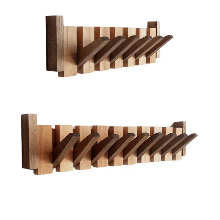 Kleshenger HarmonyCoat – Creative Wooden Coat Rack for Hall and Entrance | ventumra