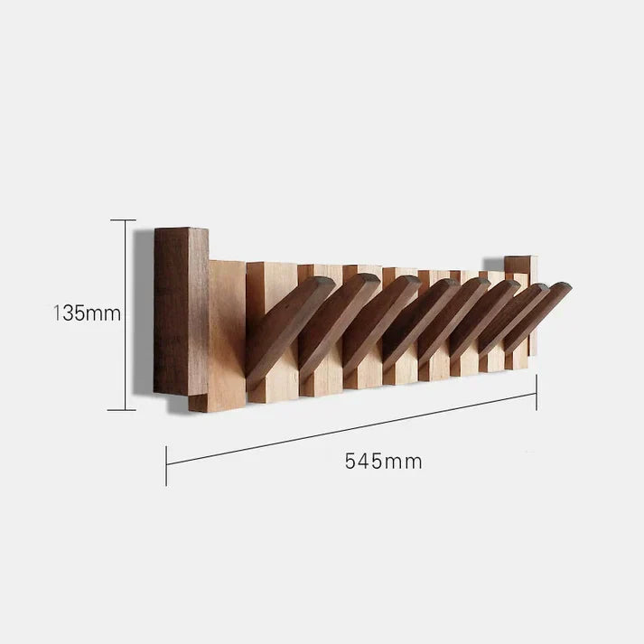 Kleshenger HarmonyCoat – Creative Wooden Coat Rack for Hall and Entrance | ventumra