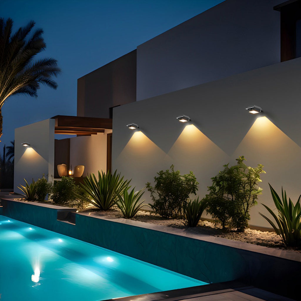 Angled Beam Outdoor Wall Light | Ventumra