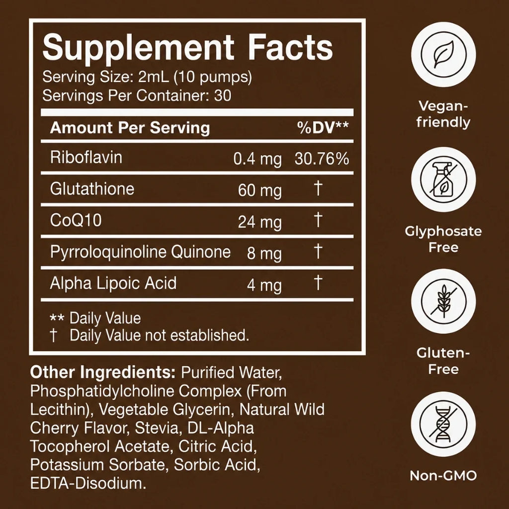 Liposomal Glutathione Liquid: Master Antioxidant & Skin Brightening Support