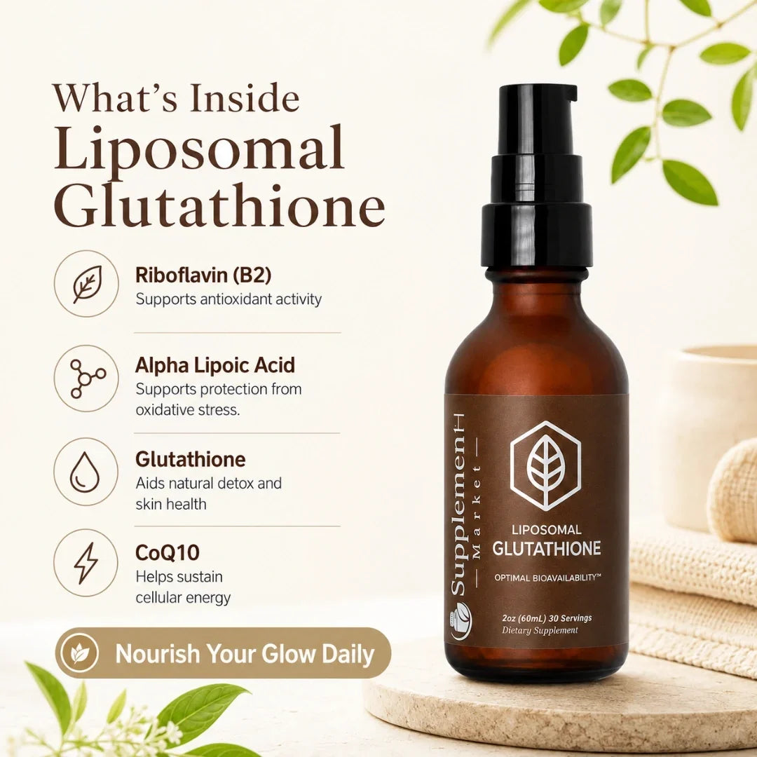 Liposomal Glutathione Liquid: Master Antioxidant & Skin Brightening Support