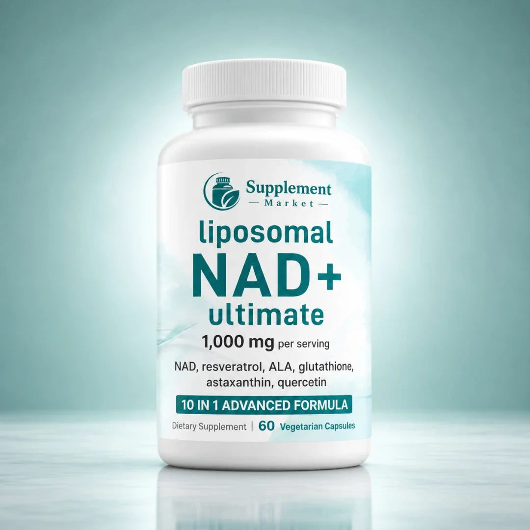 Liposomal NAD+ Capsules: 10-in-1 Cellular Energy & Healthy Aging Support