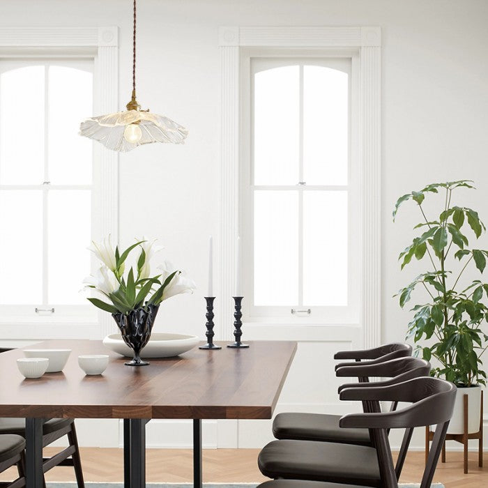Calia Flower-lampe i glass for tak/oppheng | ventumra
