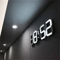 LumiSync 3D LED Wall Clock – Modern Digital Clock with Dimmable Lighting | ventumra