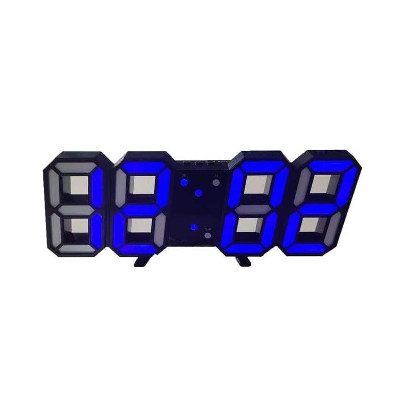 LumiSync 3D LED Wall Clock – Modern Digital Clock with Dimmable Lighting | ventumra