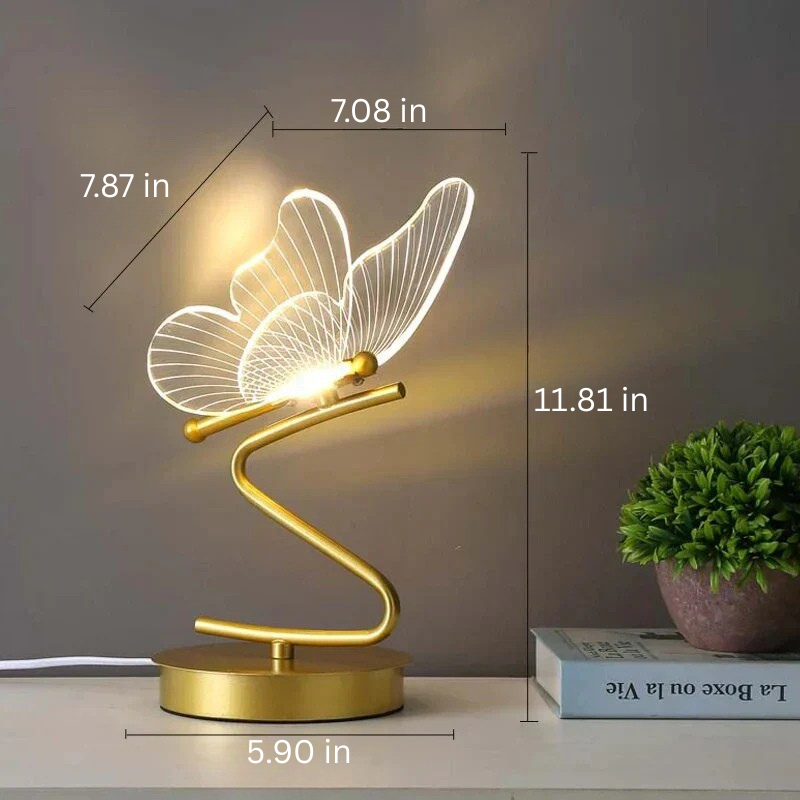 Luxury Butterfly LED Table Lamp - ButterflyLuxe | ventumra