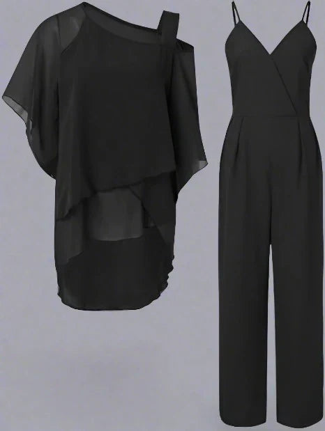 Chic Chiffon Ensemble for Evenings | ventumra