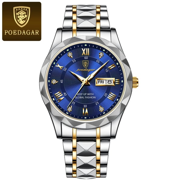 Men's Water-Resistant Watch with Luminous Hands | ventumra