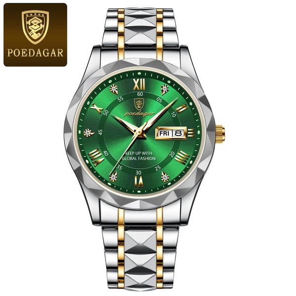 Men's Water-Resistant Watch with Luminous Hands | ventumra