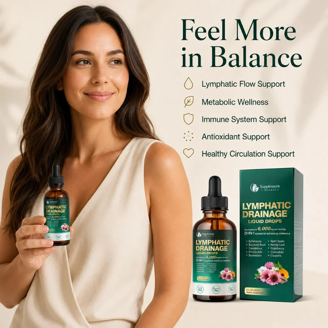 21-in-1 Lymphatic Support Drops: Advanced Detox & Immune Wellness