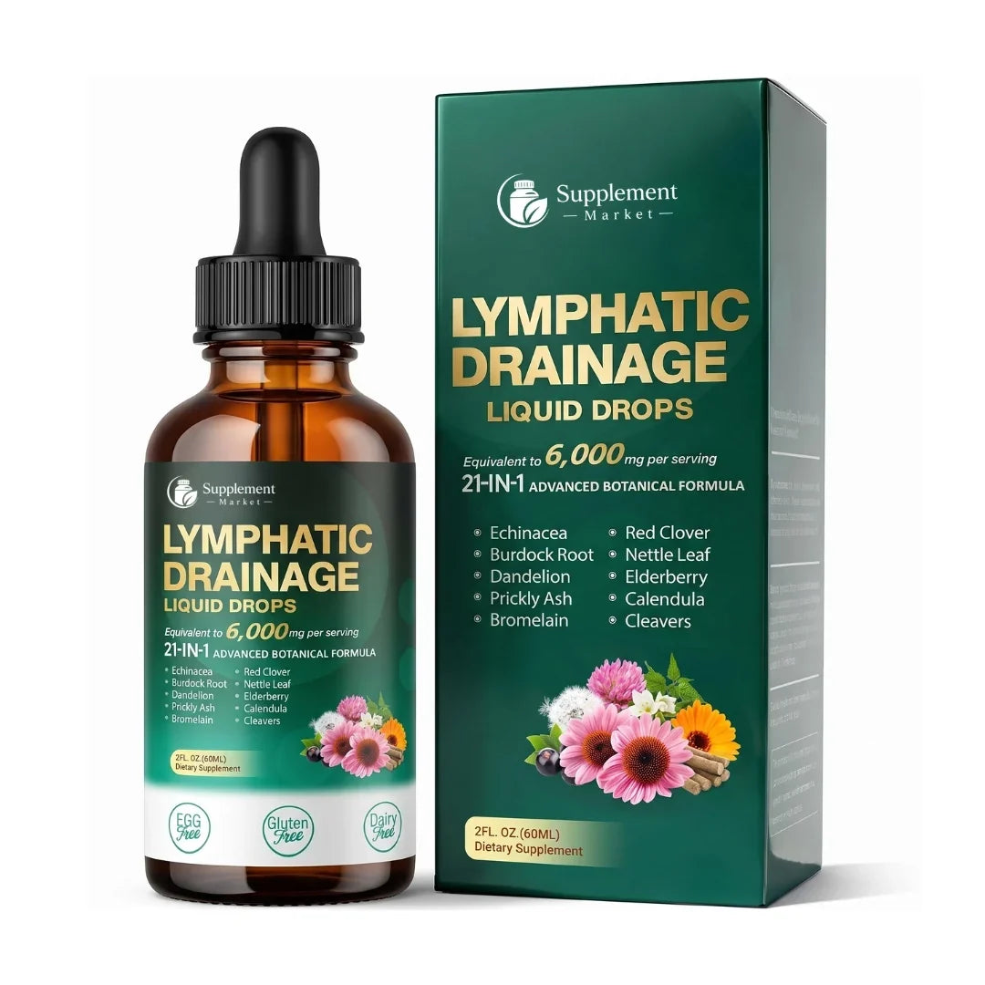 21-in-1 Lymphatic Support Drops: Advanced Detox & Immune Wellness