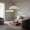 Arashi Japandi Silk Pendant Ceiling Light Chandelier