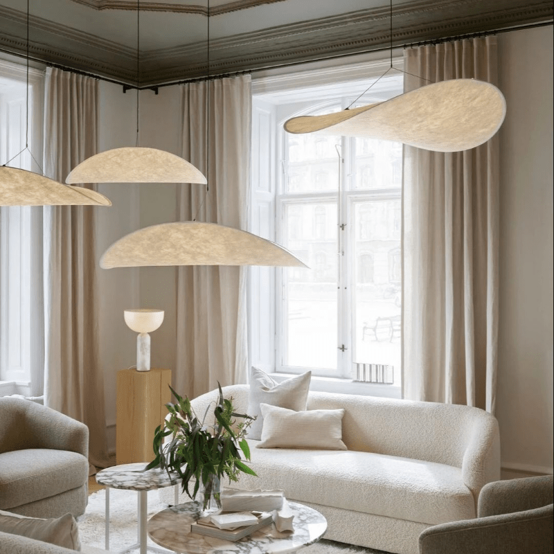 LumaSilk Japandi Pendant Light for Cozy Ambient Glow