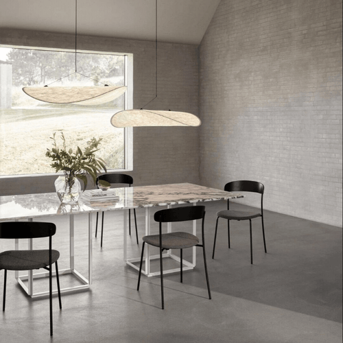 Arashi Japandi Silk Pendant Ceiling Light Chandelier