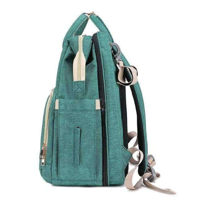 Convertible Baby Nappy Backpack with Foldable Bassinet – Waterproof Multi-Pocket Design | ventumra