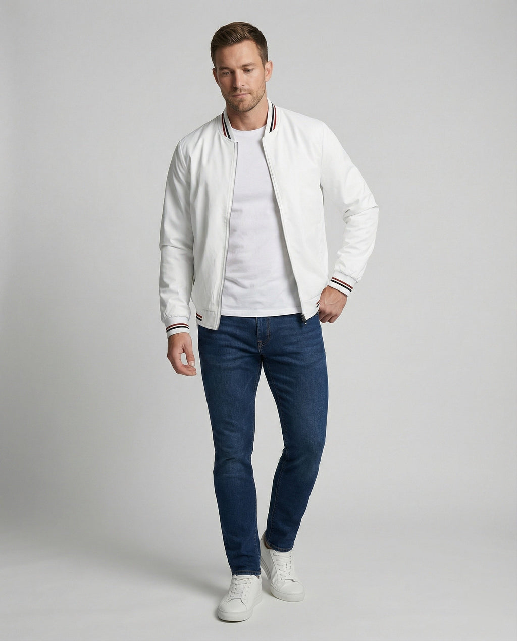 Men's Light Bomber Jacket, Water-Resistant | ventumra