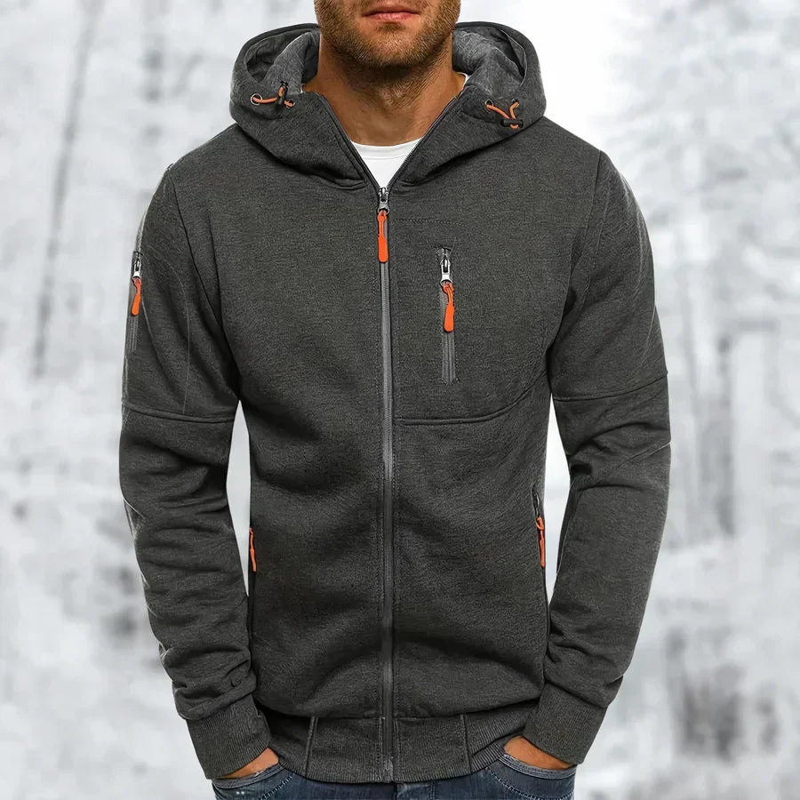 Versatile Comfort Zip Hoodie | ventumra