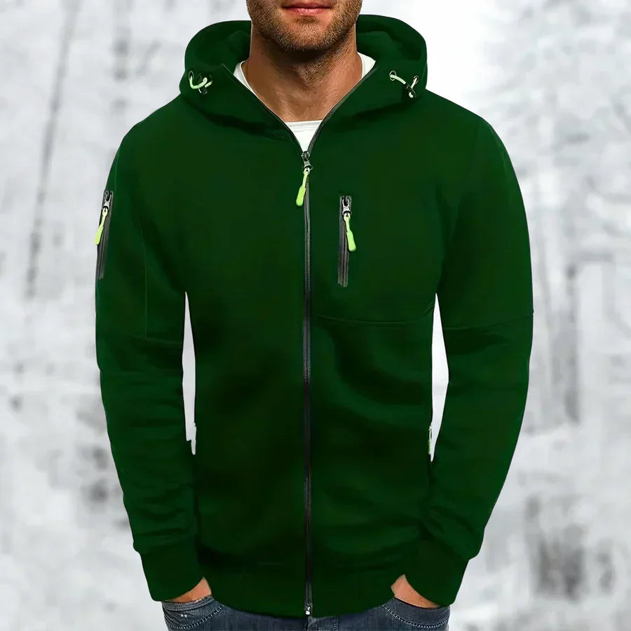 Versatile Comfort Zip Hoodie | ventumra