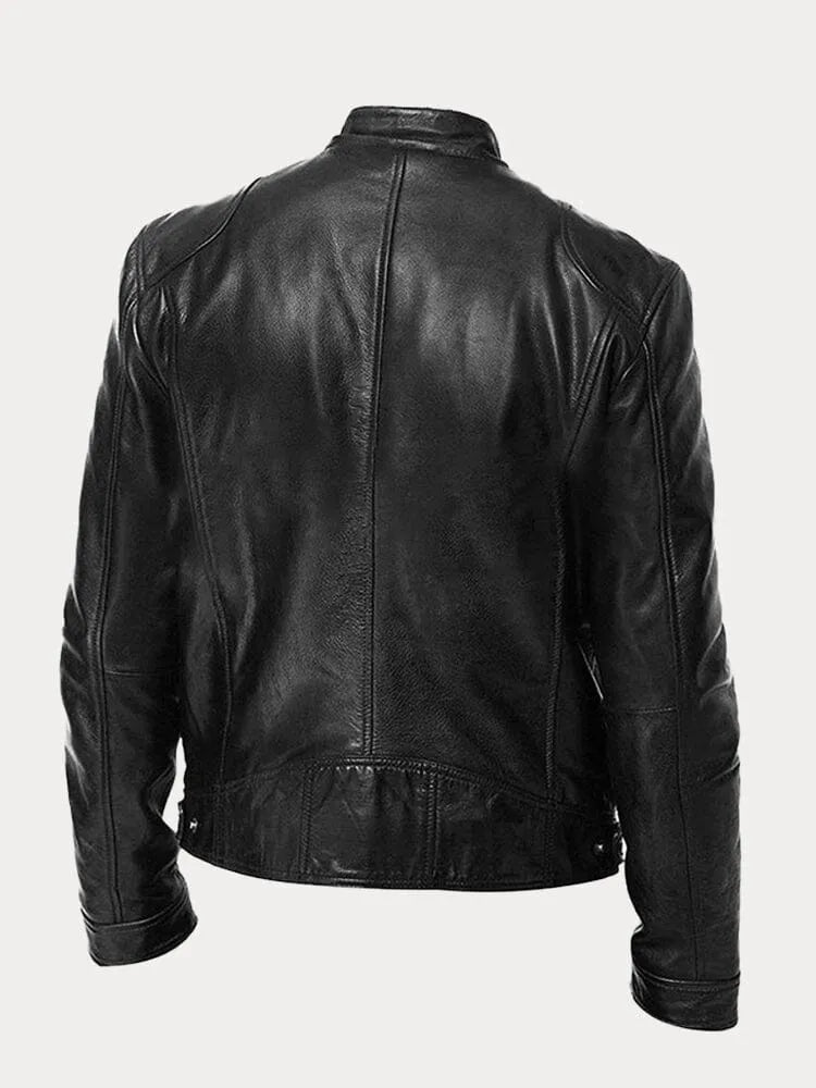 Robuste Freizeitjacke aus Kunstleder | ventumra