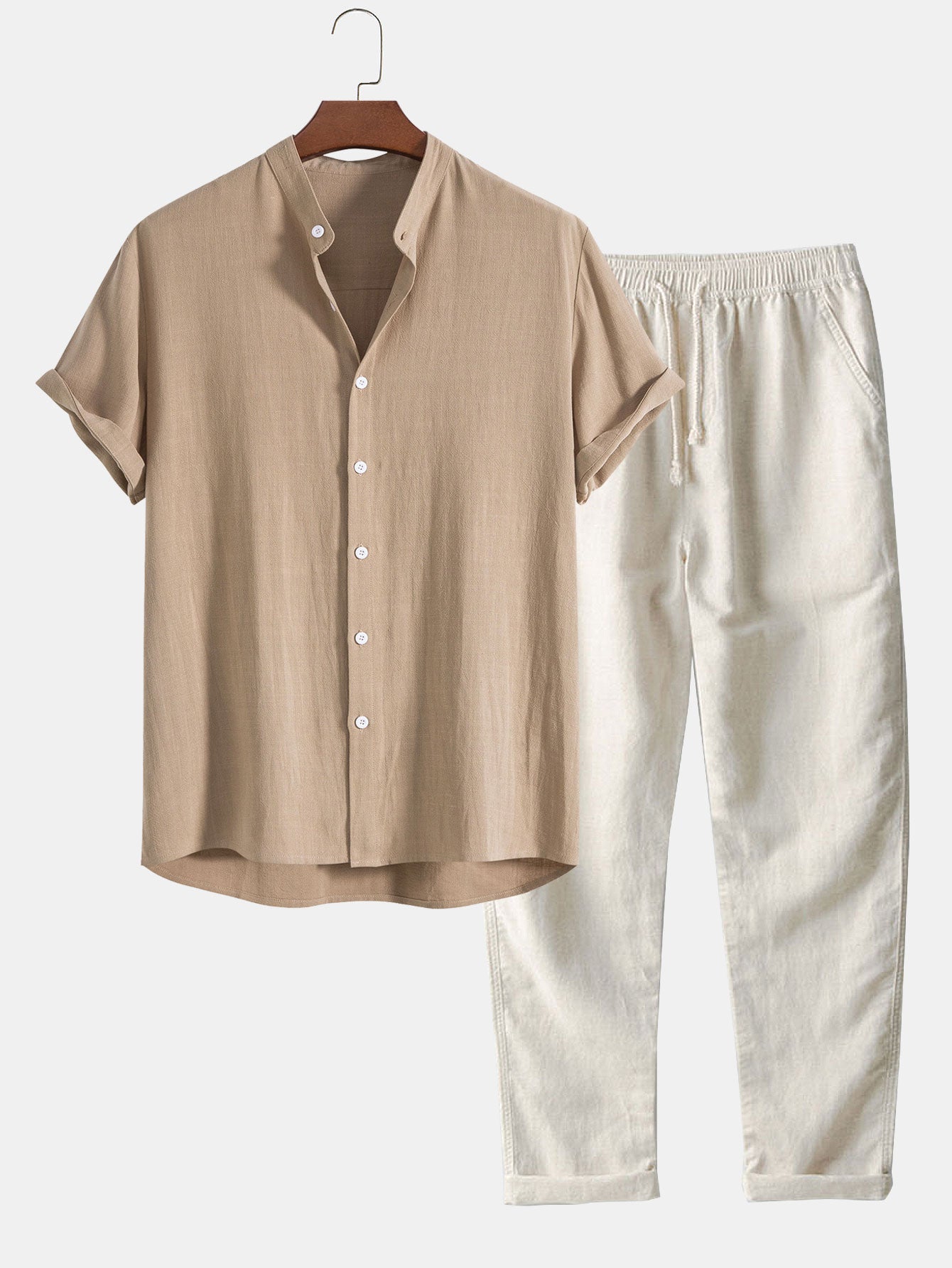 Men's Casual Shirt and Pants Ensemble | ventumra