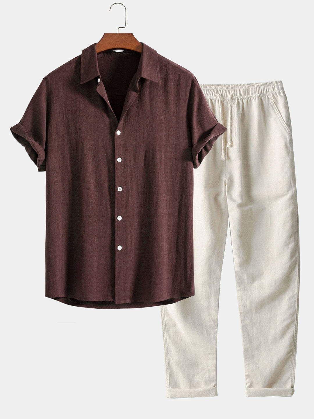 Men's Casual Shirt and Pants Ensemble | ventumra