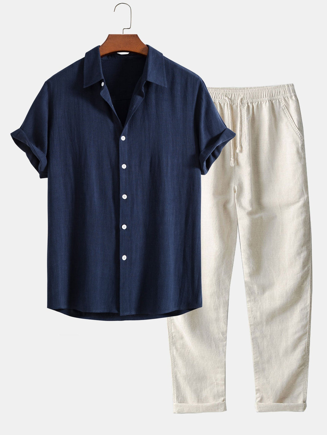 Men's Casual Shirt and Pants Ensemble | ventumra