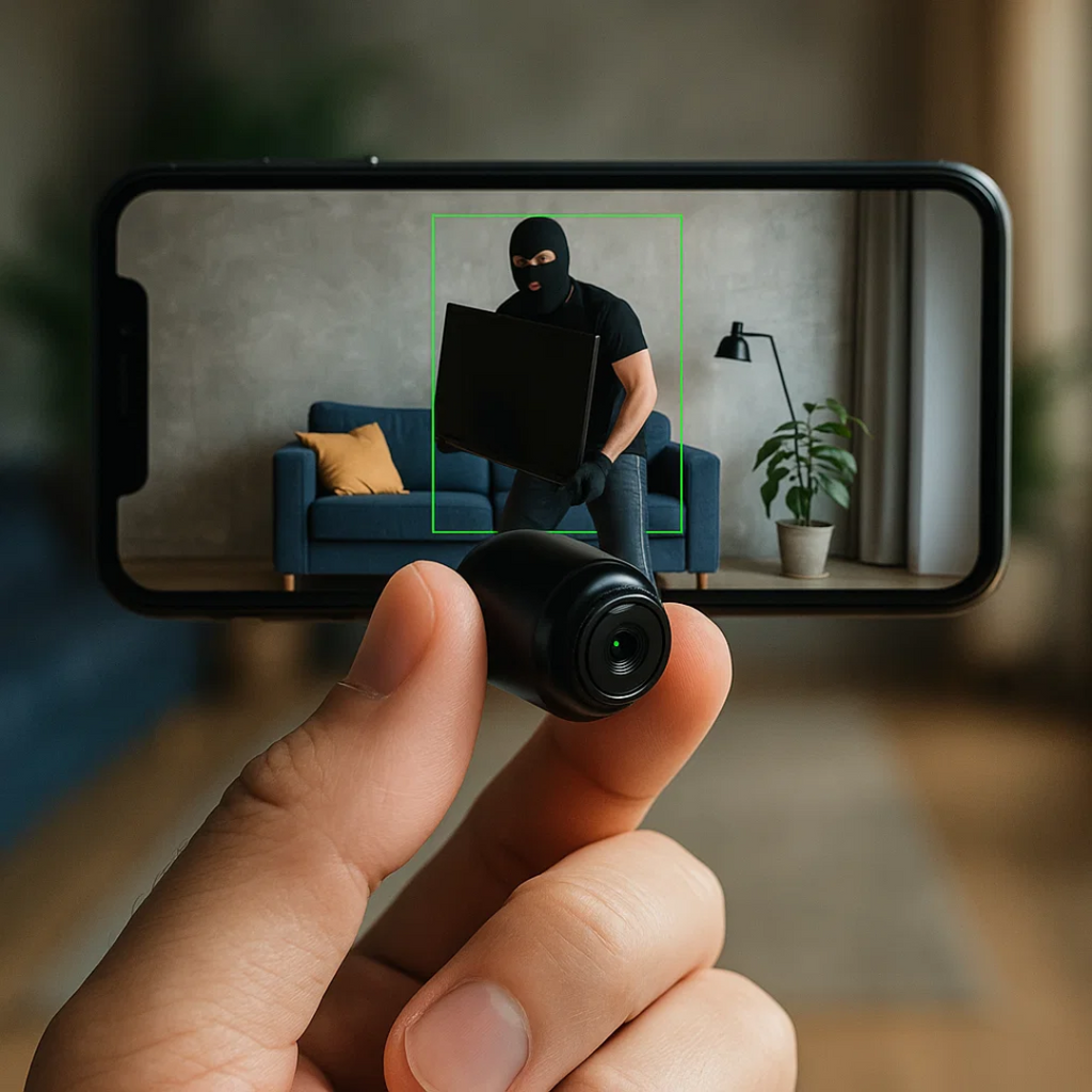 Compact Wireless Audio Camera for Home Security | ventumra