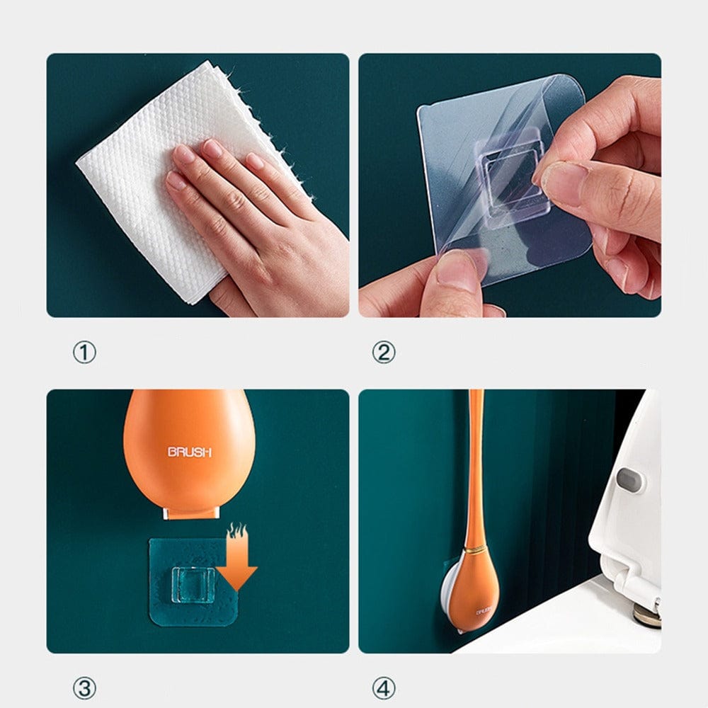 Silicone Toilet Brush for Deep Cleaning | ventumra