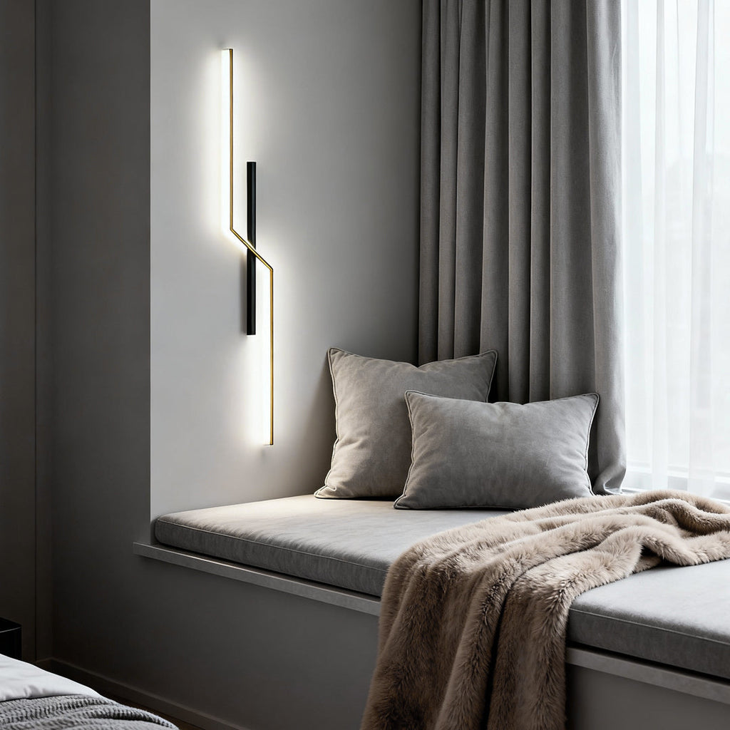 Minimalistické nástěnné svítidlo Nexusform | Ventumra
