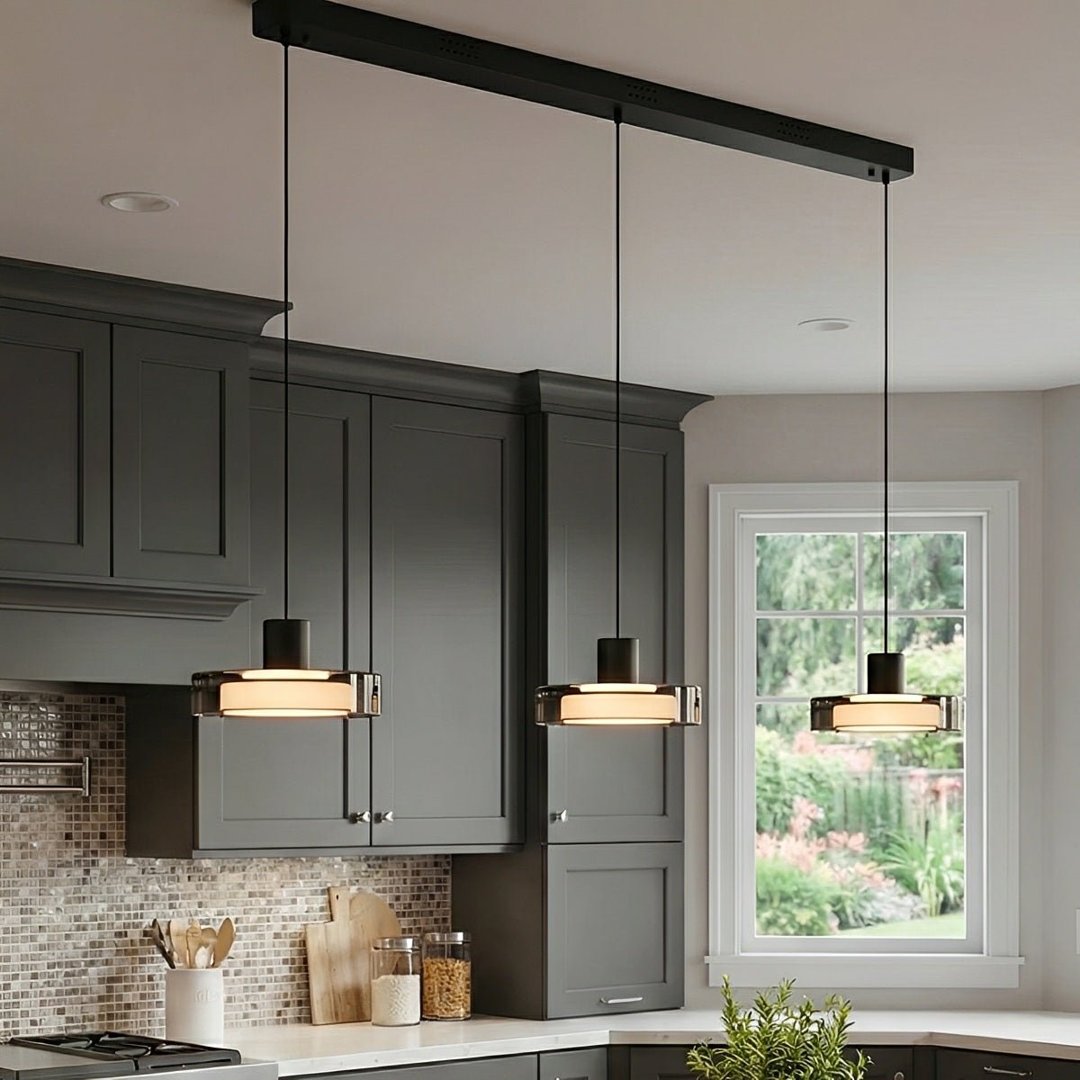 Glass Disc Pendant Light | Ventumra