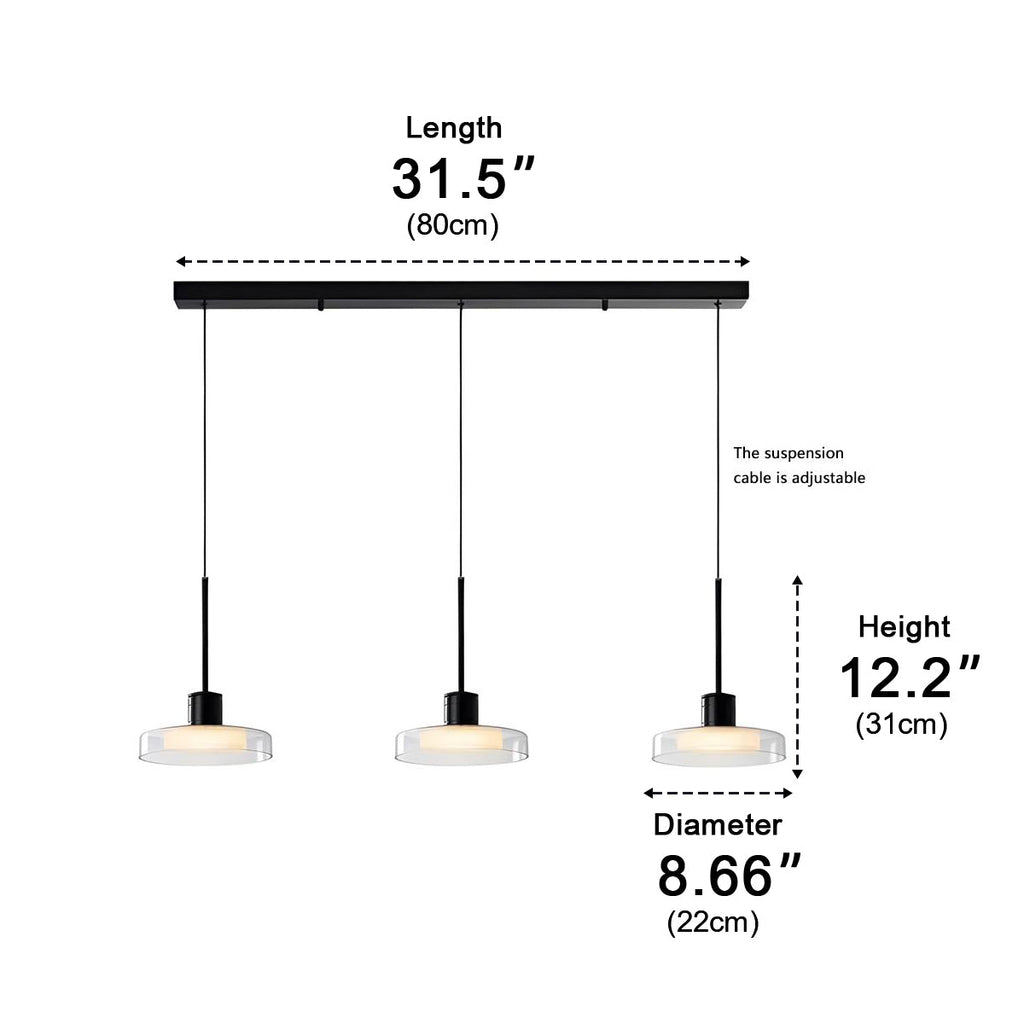 Glass Disc Pendant Light | Ventumra