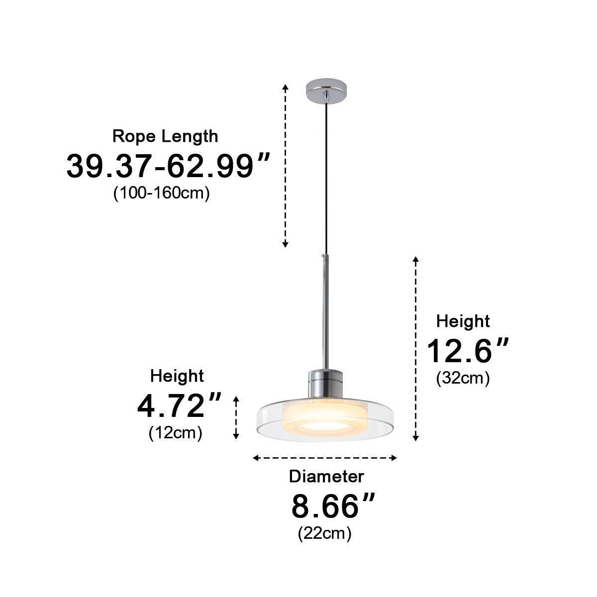 Glass Disc Pendant Light | Ventumra
