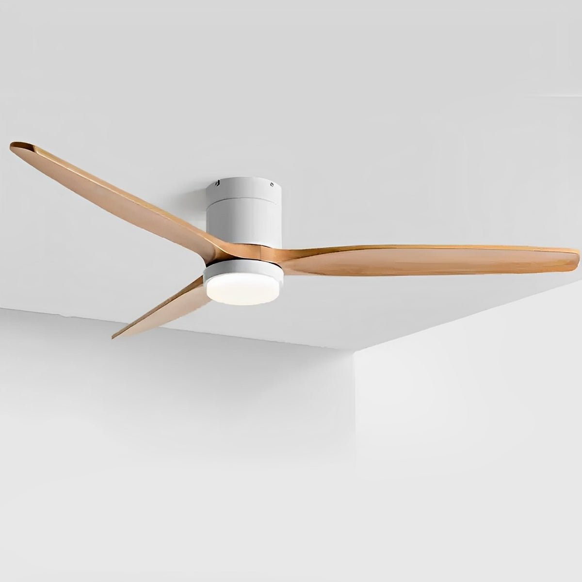 Modern Wood 3-Blade Ceiling Fan Light | Ventumra